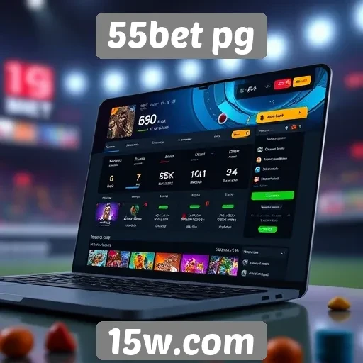 Análise da interface de usuário do 55bet pg